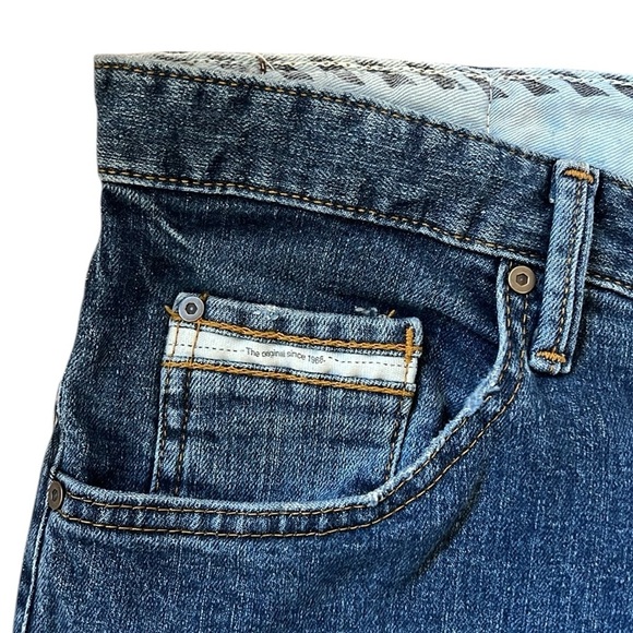 Vans Custom Made For You Straight Leg Jeans Medium Blue 99% Cotton Skater 36x34 - Picture 2 of 16